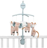 Peluche géante 75 cm Axel l'éléphant - Luna & Axel de Nattou