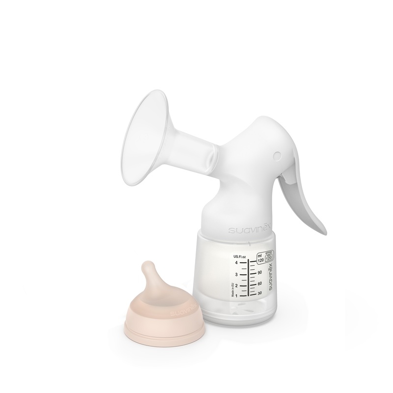 Tire-lait Manuel + Biberon 120 ml SUAVINEX, Vente en ligne de Coussin  d'allaitement et accessoires