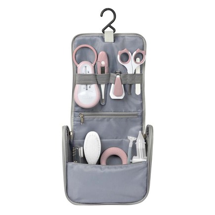 Trousse de toilette nomade 9 accessoires Old Pink BEABA, Vente en ligne de Soin  bébé