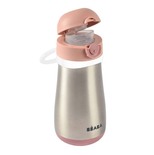 Gourde inox 350 ml + anse - Old Pink