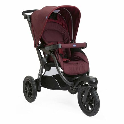 Poussette Trio Activ3 Top Burgundy Powder CHICCO - 4