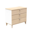 Chambre TRIO lit 60x120 cm + commode + armoire AUBIN Bois BEBE9 CREATION - 2