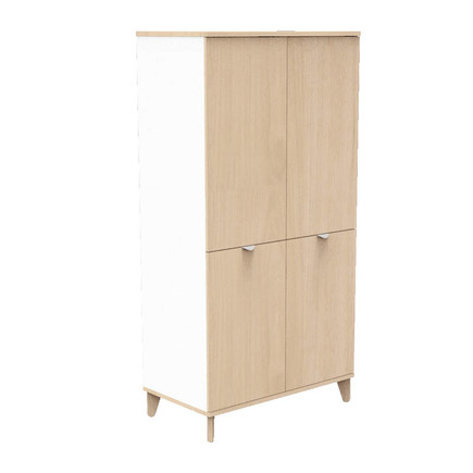 Chambre TRIO lit 60x120 cm + commode + armoire AUBIN Bois BEBE9 CREATION - 4