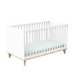 Chambre TRIO lit 60x120 cm + commode + armoire AUBIN Bois BEBE9 CREATION - 3