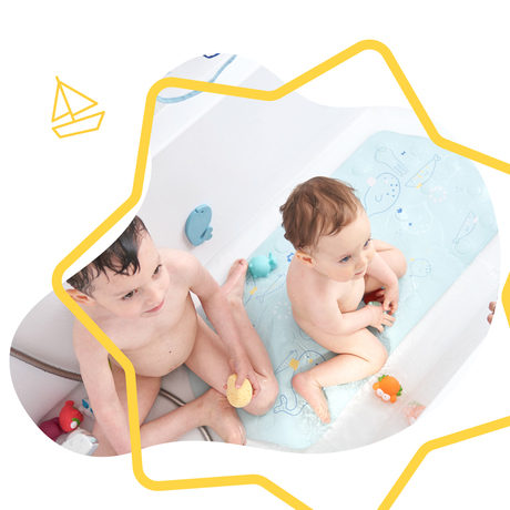 Tapis De Bain Xxl Bleu Vente En Ligne De Baignoire Bebe Bebe9