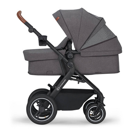 Poussette convertible 3en1 BTOUR Grise foncée KINDERKRAFT, Vente en ligne  de Poussette Trio