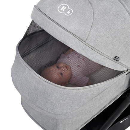 Poussette convertible 3en1 BTOUR Grise claire KINDERKRAFT - 25