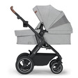 Poussette convertible 3en1 BTOUR Grise claire KINDERKRAFT - 9