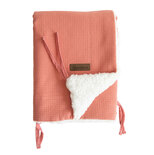 Couverture nomade FLUFFY Terracotta 75 x 100