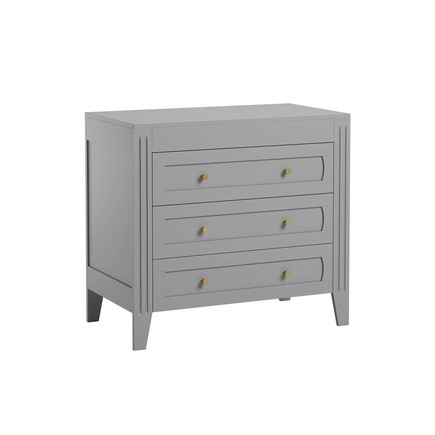 Commode 3 tiroirs MILENNE by Vox Gris clair VOX