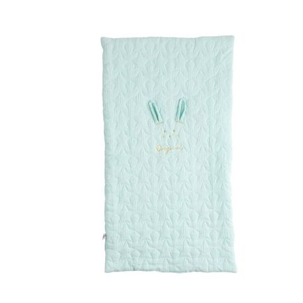 Couvre-lit rectangle AQUA pour berceau 50x90 SAUTHON ORIGINAL 