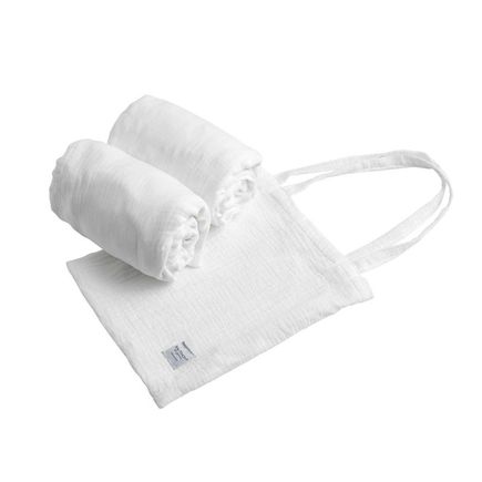 Lot de 2 Draps-Housse ovales 70x140 CRISTAL SAUTHON ORIGINAL 