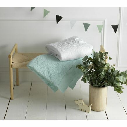Edredon lit rectangulaire 140x70 AQUA SAUTHON ORIGINAL  - 2