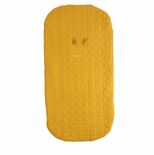 Edredon lit ovale 140x70 Jaune Topaze