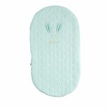 Couvre-lit ovale AQUA pour berceau 50x90
