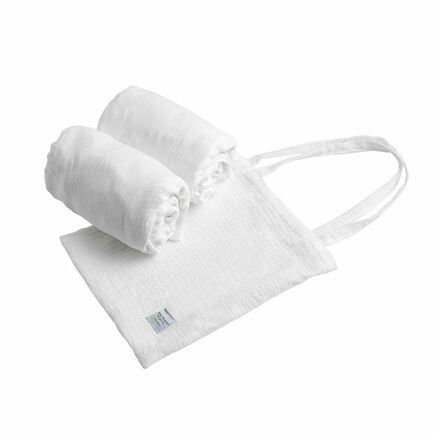 Lot de 2 Draps-Housse rectangles 70x140 CRISTAL SAUTHON ORIGINAL  - 2