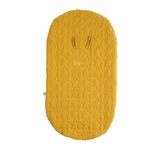 Couvre-lit ovale Original jaune TOPAZE pour berceau 