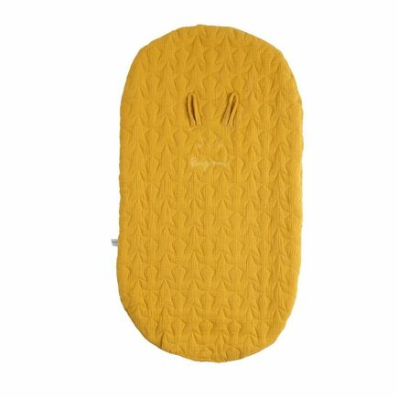 Couvre-lit ovale Original jaune TOPAZE pour berceau  SAUTHON ORIGINAL 