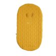 Couvre-lit ovale Original jaune TOPAZE pour berceau  SAUTHON ORIGINAL 