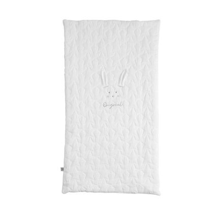 Couvre-lit rectangle Original Blanc CRISTAL pour berceau 50x90 SAUTHON ORIGINAL 
