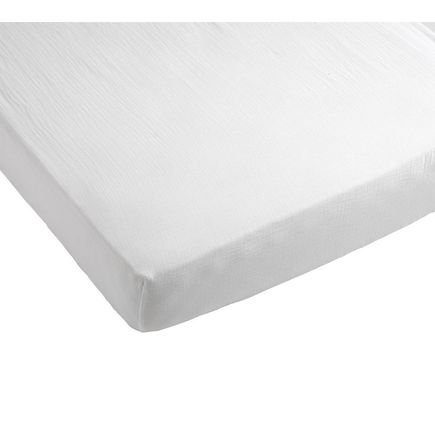 Lot de 2 Draps-Housse rectangles 70x140 CRISTAL SAUTHON ORIGINAL 