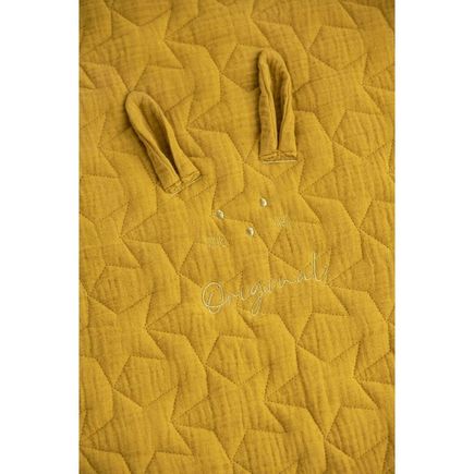 Couvre-lit rectangle Original jaune TOPAZE pour berceau  SAUTHON ORIGINAL  - 2