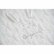 Couvre-lit ovale original Blanc CRISTAL pour berceau 50x90 SAUTHON ORIGINAL  - 2