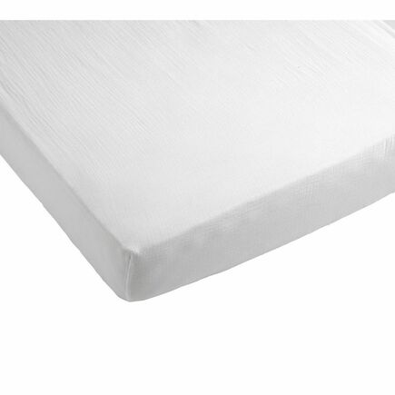 Lot de 2 Draps-Housse rectangles CRISTAL pour berceau 50x90 SAUTHON ORIGINAL 