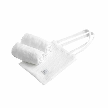 Lot de 2 Draps-Housse rectangles CRISTAL pour berceau 50x90 SAUTHON ORIGINAL  - 2