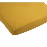 Lot de 2 Draps-Housse rectangles topaze pour berceau 