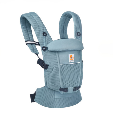 Porte bébé Adapt SoftFlex Mesh Bleu Ardoise ERGOBABY - 4