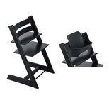 STOKKE Chaise haute TRIPP TRAPP + BabySet Noir