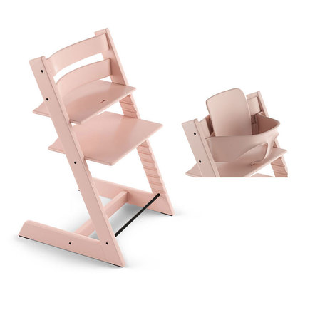 Chaise haute TRIPP TRAPP + BabySet Rose Serein OFFERT STOKKE