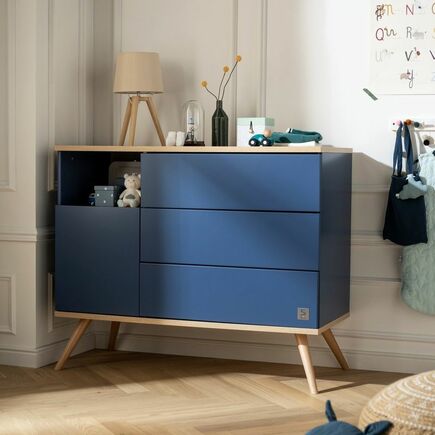 Commode Bleu Nuit Boréale  SAUTHON ORIGINAL  - 3
