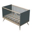Lit évolutif Little Big Bed 140x70 Gris volcan Boréale  SAUTHON ORIGINAL 