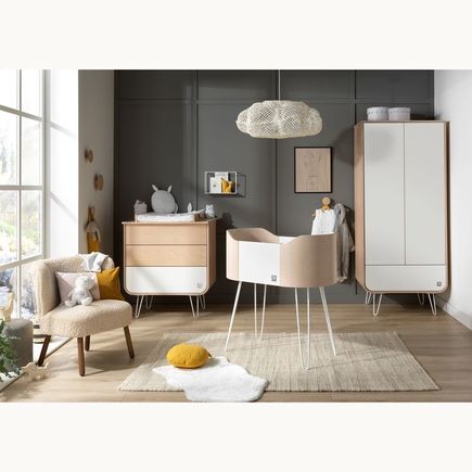 Armoire blanche pieds fil BAMBIN SAUTHON ORIGINAL  - 2
