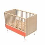 Little big bed 140x70 pieds fil Corail BAMBIN