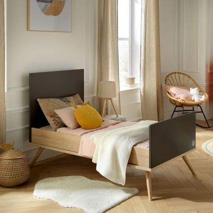 Lit évolutif Little Big Bed 140x70 Gris volcan Boréale  SAUTHON ORIGINAL  - 7