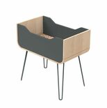 Berceau pieds fil gris volcan BAMBIN