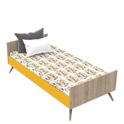 Lit combiné évolutif 120x60 Boréale Jaune Mimosa  SAUTHON ORIGINAL  - 2