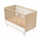 Little big bed 140x70 pieds fil Blanc BAMBIN