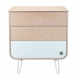 Commode blanche pieds fil GALOPIN