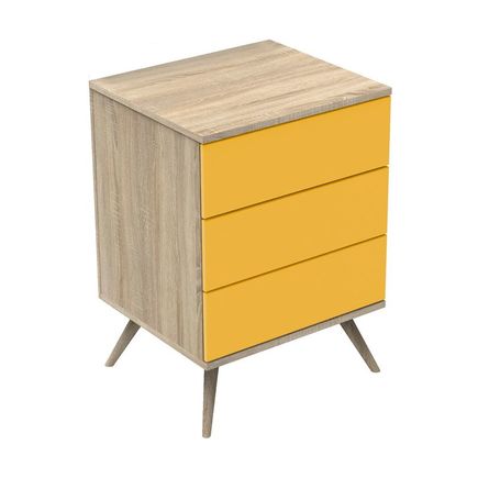 Lit combiné évolutif 120x60 Boréale Jaune Mimosa  SAUTHON ORIGINAL  - 3
