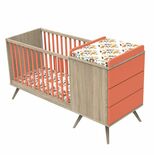 Lit combiné évolutif 120x60 Corail Boréale 