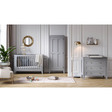 Chambre TRIO Lit 70x140 Commode Armoire MILENNE by Vox Gris clair VOX