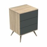 Petite Commode Gris Volcan Boréale 