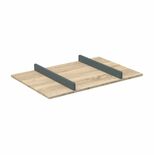 Dispositif à langer pour petite commode Boréale Gris Volcan