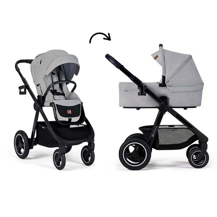 Poussette Everyday 2en1 Grise KINDERKRAFT