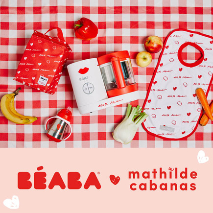 Pochette repas isotherme Rouge Mathilde Cabanas BEABA - 6