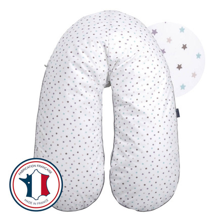 Coussin de maternité polyester coton blanc/étoiles CANDIDE - 2